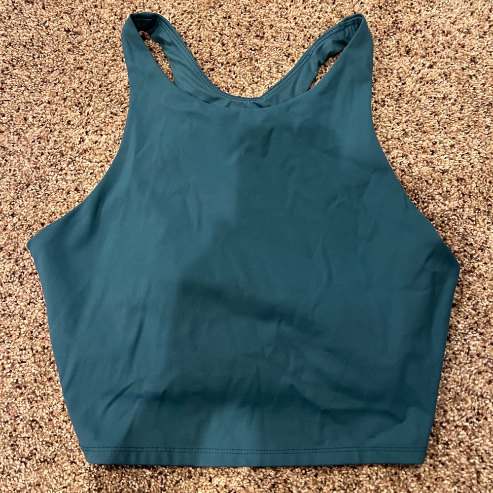 Gottex Teal cropped tank
